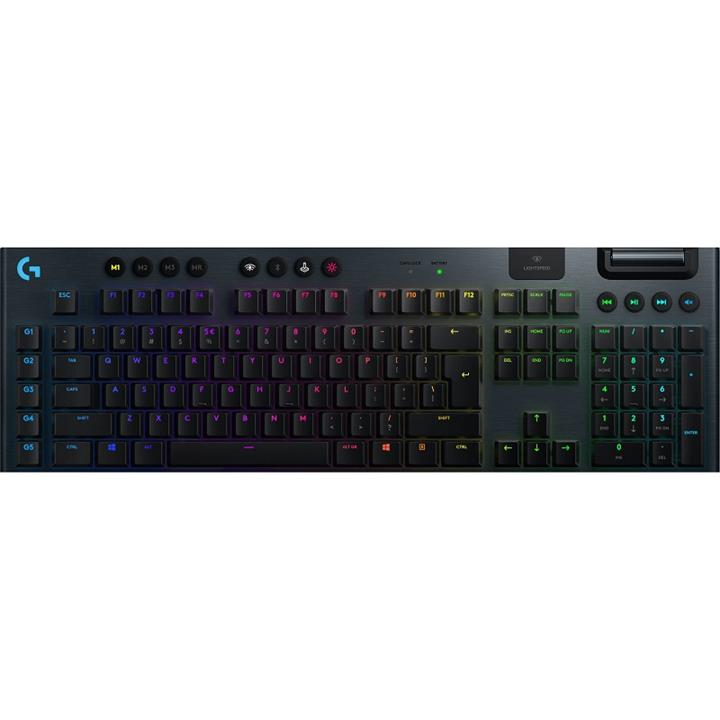 کیبورد لاجیتک مدل G915 Logitech G915 LIGHTSPEED Wireless RGB Mechanical Gaming Keyboard